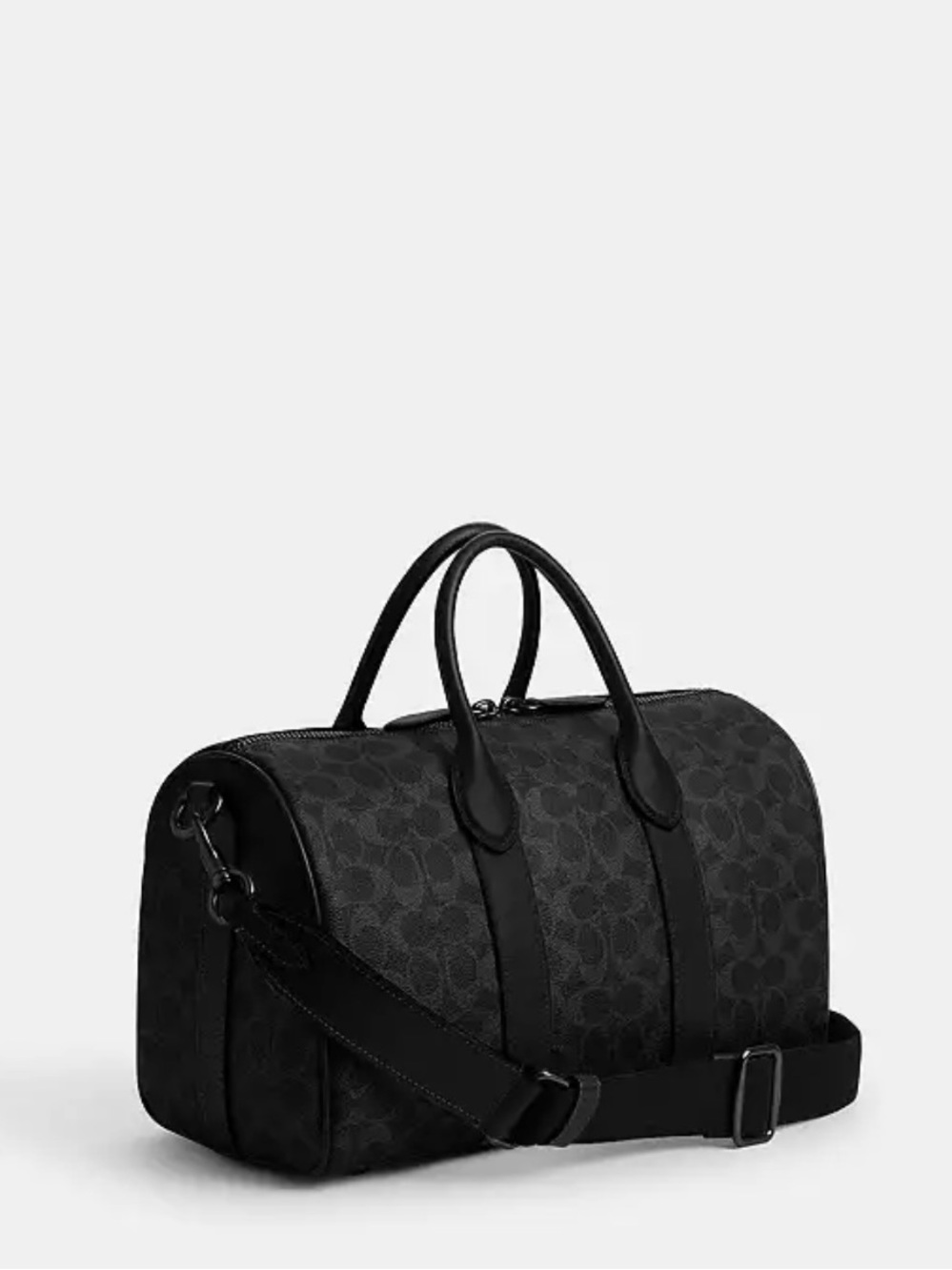 COACH Compass 35 Signature black print